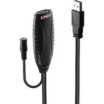 Lindy USB 3.2 Gen 1 active extension cable (black, 15 meters) 43099