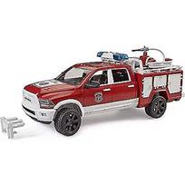 Bruder RAM 2500 fire engine with light and sound, model vehicle 02544
