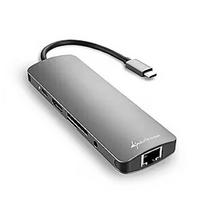Sharkoon USB 3.0 TYPE C COMBO AD. GREY USB HUB 4044951026739