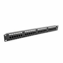 Securitynet Patch Panel Cat.5e UTP 24-Port RJ-45 19" 1U Black CCAS-PA5E-24UTP