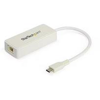 Startech USB-C ETHERNET ADAPTER WITH EXTRA USB PORT              IN US1GC301AUW