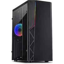 Inter-Tech B-02 RGB, Black, Acrylic  88881330