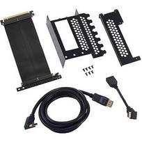CableMod Vertical GPU Bracket + PCIe 3.0 Riser Cable, Black CM-VPB-HDK-R