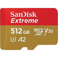 Western Digital Extreme, microSDXC, 512GB, UHS-I, U3, V30 +Adapter SDSQXAV-512G-GN6MA