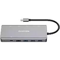Canyon hub DS-12 13in1 4k USB-C Dark Grey CNS-TDS12