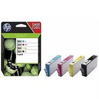 Hewlett Packard HP 364 CMYK Ink Cartridge Combo 4-Pack N9J73AE