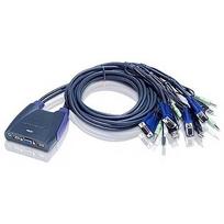 Aten 4-Port USB VGA KVM Switch with Audio CS-64US