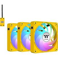 Thermaltake CT140 EX Reverse ARGB Sync, 3-Pack, Bumblebee CL-F227-PL14BB-A