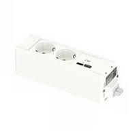 Schneider Electric SCHNEIDER ELECTRIC UNICA SYSTEM+ MOD.UNIT 2XSCHUKO+USBA/C WHITE INS44220