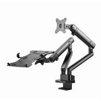 Gembird Desk mounted adjustable monitor arm with notebook tray, 17-32" MA-DA3-02
