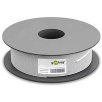 Goobay network cable Cat.6, U/UTP (grey, 100 meters, flexible) 93293