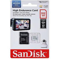 SanDisk High Endurance, microSDXC, 512GB,UHS-1, U3, V30 +Adapter SDSQQNR-512G-GN6IA