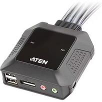 Aten CS22DP 2P USB DP cable KVM Switch CS22DP-AT