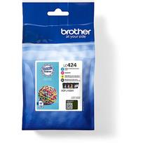 Brother LC-424VALUE PACK INK F/ DCP-J1200W F/ 750P. LC424VAL