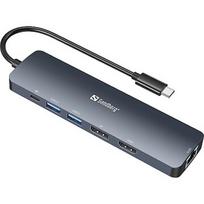 Sandberg 136-43 USB-C 6-in-1 PD 100W 8K DisplayDock 136-43