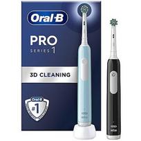 Braun Braun Oral-B Pro Series 1, 2 pieces, light blue/black - Electric toothbrush set PROSERIES1DUO