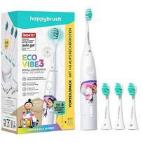 Happybrush ECO VIBE KIDS Agnes + 3 Refills, Electric Toothbrush (white) CABEAN