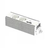 Schneider Electric SCHNEIDER ELECTRIC UNICA SYSTEM+ MOD.UNIT 2XSCHUKO+USBA/C WHITE/GREY INS44222