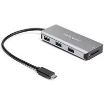 Startech 3-PORT USB-C HUB W/ SD READER READER-10GB - 3X USB-A 1X USB-C HB31C3ASDMB