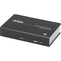Incase 2-Port True 4K HDMI Splitter | VS182B | Aten | Input: 1 x HDMI Type A Female; Output: 2 x HDMI Type A Female VS182B-AT-G