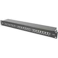 Assmann CAT6A CLASSEA PATCHPANEL 1U 24-PORT BLACK SHIELDED DN-91624S-EA-B