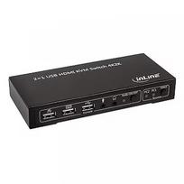 inLine KVM Switch, 2-Fach HDMI 4K2K mit Audio 62602I
