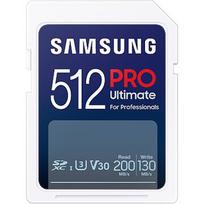 Samsung PRO Ultimate, SDXC, 512GB, UHS-I, U3, V30MB-SY512S/WW