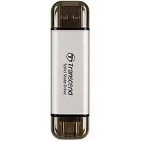 Transcend ESD300S 1TB External SSD USB 10Gbps Type C Silver TS1TESD300S