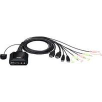 Aten 2-port USB 4K HDMI KVM Switch with Remote CS22H