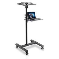 Techly Universal Adjustable Trolley for Notebook Projector with Shelf Black 362145