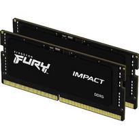 Kingston Fury Impact Black PnP, SODIMM, DDR5, 32GB, 4800MT/s, CL38, Kit of 2 KF548S38IBK2-32