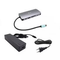 i-tec USB-C Metal Dock 1xHDMI 1xVGA 1xSD+1xmicroSD Card reader 1xGLAN 1xAudio/Mic 3xUSB 3.1 1xUSB-C Data 1xUSB-C PD + Charger 100W C31NANOVGA100
