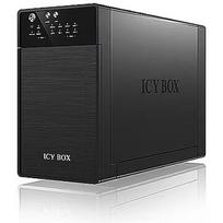 Raidsonic Icy Box External RAID Enclosure, 2x3.5" SATA HDD, USB3.0, eSATA, Black IB-RD3620SU3