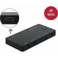 Delock Sw. KVM HDMI / USB-C 4K 60Hz 11477