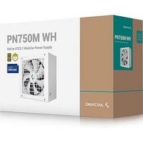 DeepCool PN750M, 750W, White Sleeved Cables, 80PLUS Gold, PCI-E 5.0 R-PN750M-FC0W-EU