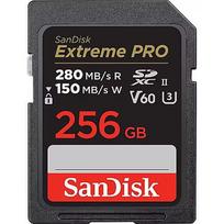 SanDisk Extreme Pro, SDXC, 256GB, UHS-II, U3, V60 SDSDXEP-256G-GN4IN