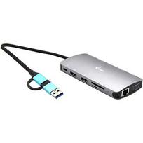 i-tec USB 3.0 USB-C/Thunderbolt 3x Display Metal Nano Dock with LAN, PD 100W CANANOTDOCKPD