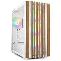 Sharkoon Rebel C70G A-RGB, Tempered Glass, White 4044951040209
