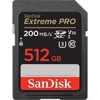 SanDisk Extreme Pro, SDXC, 512GB, UHS-1, U3, V30 SDSDXXD-512G-GN4IN