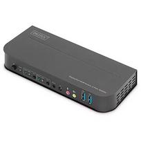 Digitus KVM SWITCH 2-PORT 2XDP / 1X OUT 2X1DP DP/HDMI OUT USB 4KX2K 60HZ DS-12850