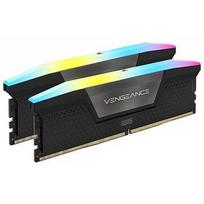 Corsair Vengeance RGB Black, DDR5, 32GB, 6000MT/s, CL36, Kit of 2 CMH32GX5M2E6000C36