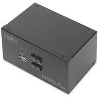Digitus KVM SWITCH 2 PORT DUAL DISPLAY DESKTOP HDMI KVM SWITCH DS-12860