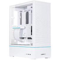 Lian Li SUP-01, Tempered Glass, White + RGB Riser Card PCIe 4.0 SUP01W