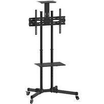 Techly Floor Trolley with Shelf, 37-70" 105643