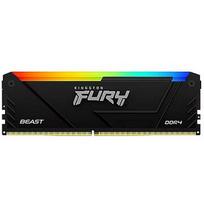Kingston 32GB, DDR4, 3200MHz, CL16, Single Stick, Fury Beast RGB KF432C16BB2A/32