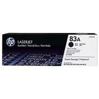 Hewlett Packard Toner HP 83A Black dual pack CF283AD