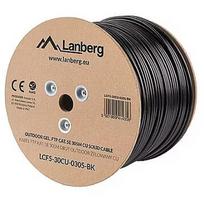 Lanberg FTP solid outdoor gelled cable, CU, cat.5e, 305m, Gray LCF5-30CU-0305-BK