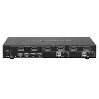 Techly 2-port DisplayPort/USB dual-monitor KVM switch 2x1 with audio 101928