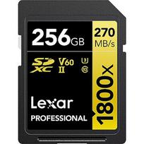 Lexar Professional 1800x, SDXC, 256GB, UHS-II, U3, V60 LSD1800256G-BNNNG