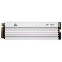 Corsair MP600 Pro LPX White, 2TB, M.2 Gen4 X4, With Heatsink CSSD-F2000GBMP600PLPW